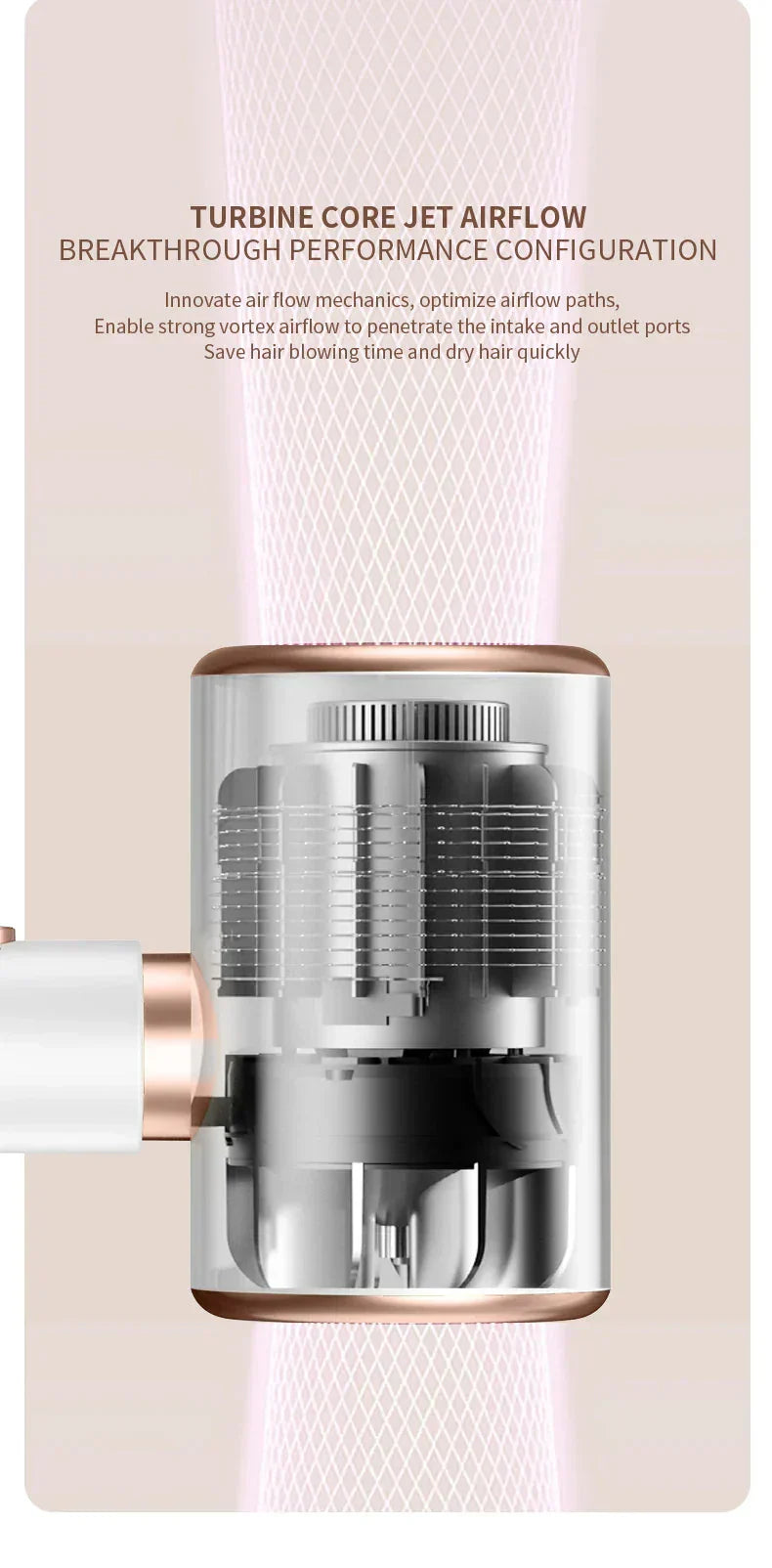 2400W Ionic Hair Dryer for Shiny, Frizz-Free Hair