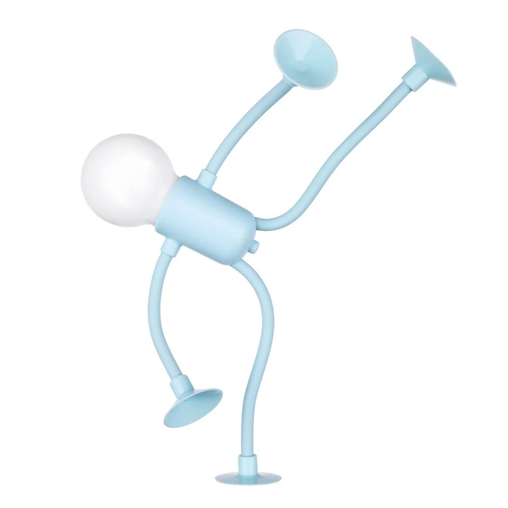 Bendable Cartoon Night Light with Suction Cup