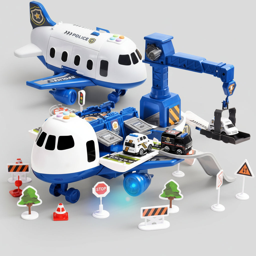 Adventure AirPlay Set - Interactive Airplane and Vehicle Toy for Kids