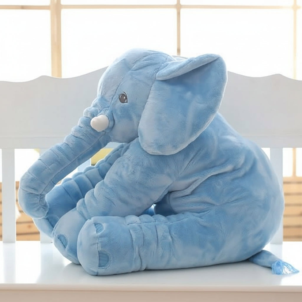 Plush Elephant Cuddle Pillow for Kids and Babies