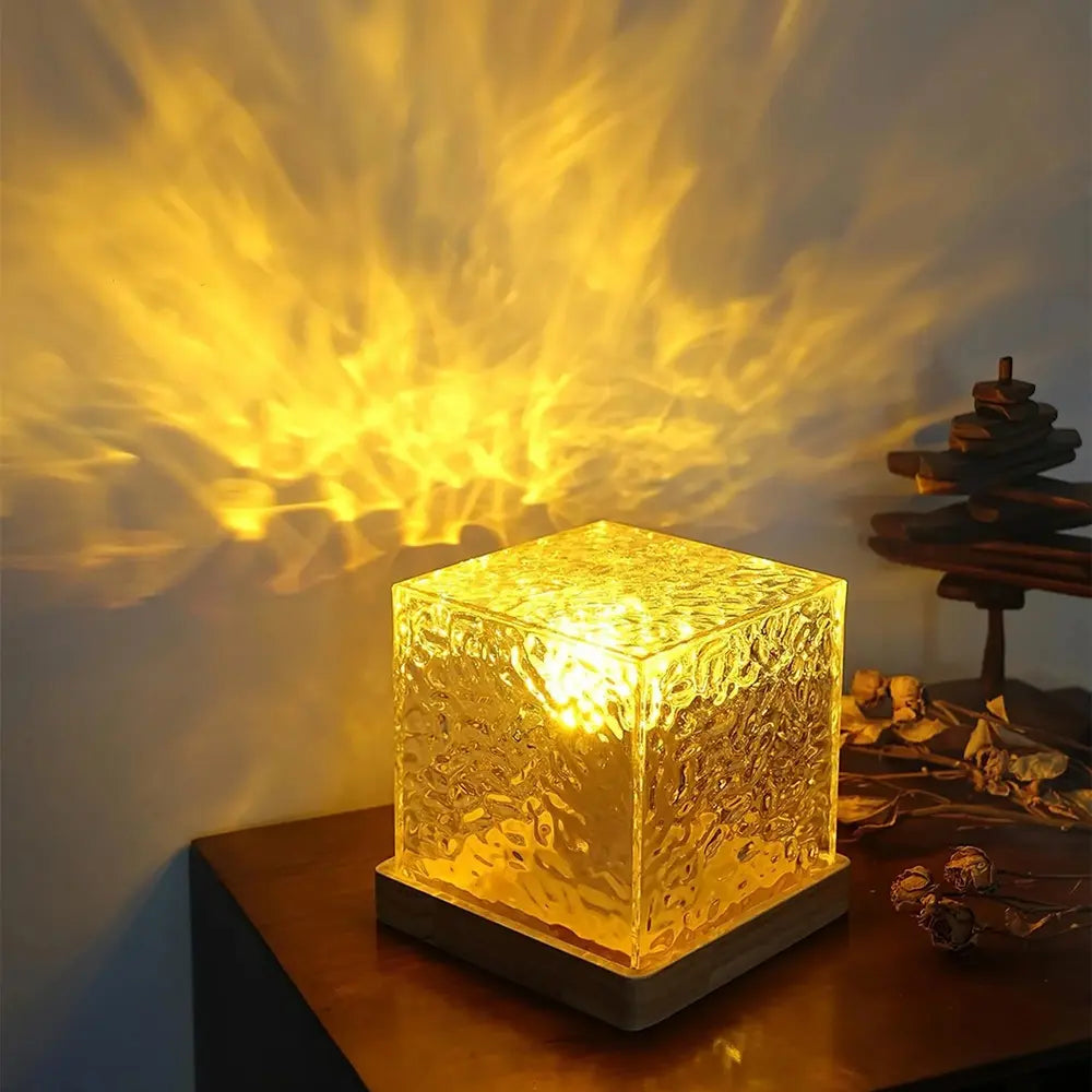 Colour-Changing LED Cube Mood Light with Remote Control