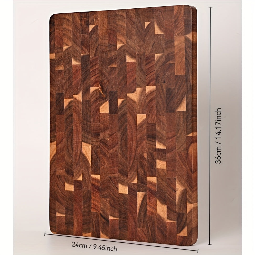 Durable Natural Wood Cutting Board for Serving and Table Setting