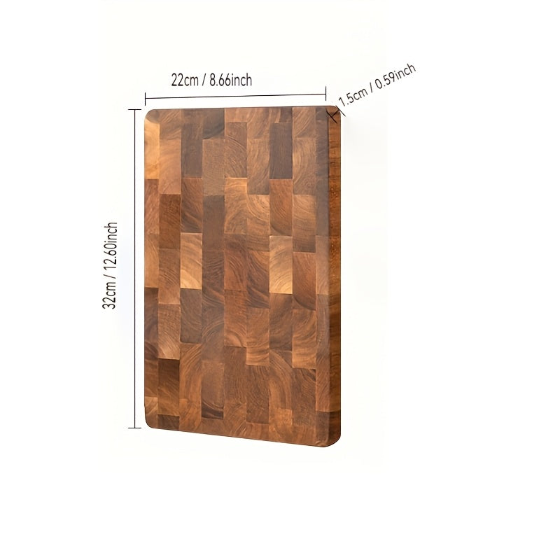 Durable Natural Wood Cutting Board for Serving and Table Setting