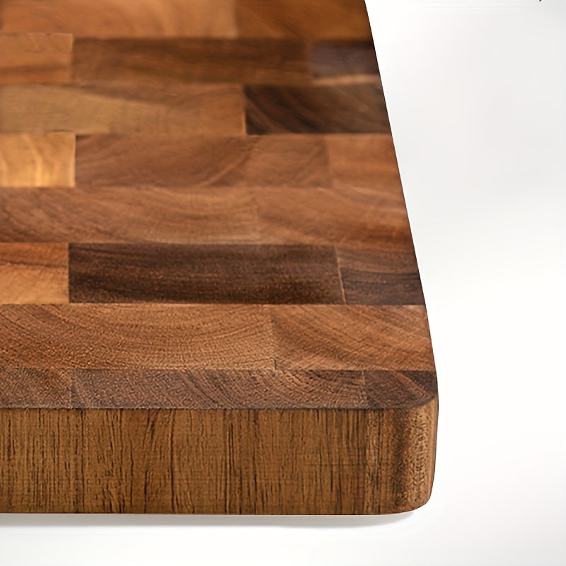Durable Natural Wood Cutting Board for Serving and Table Setting