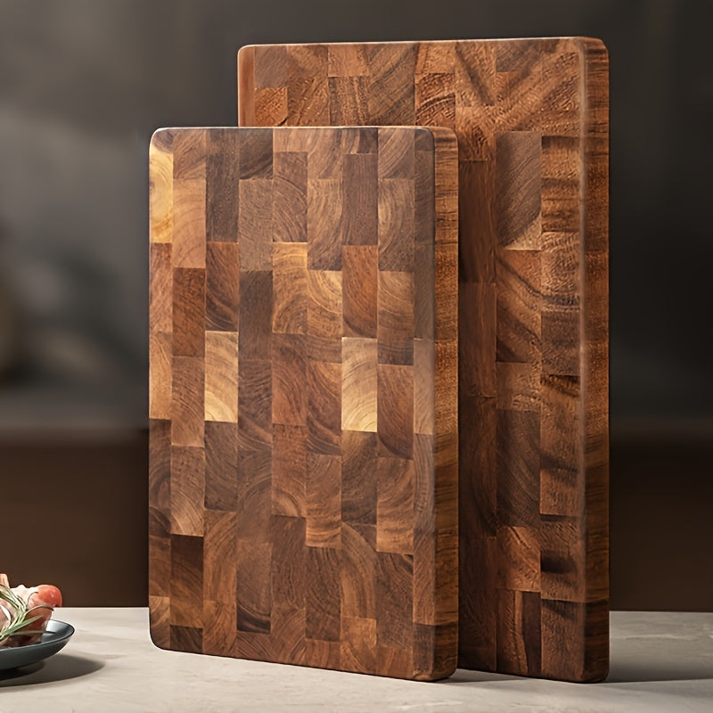 Durable Natural Wood Cutting Board for Serving and Table Setting