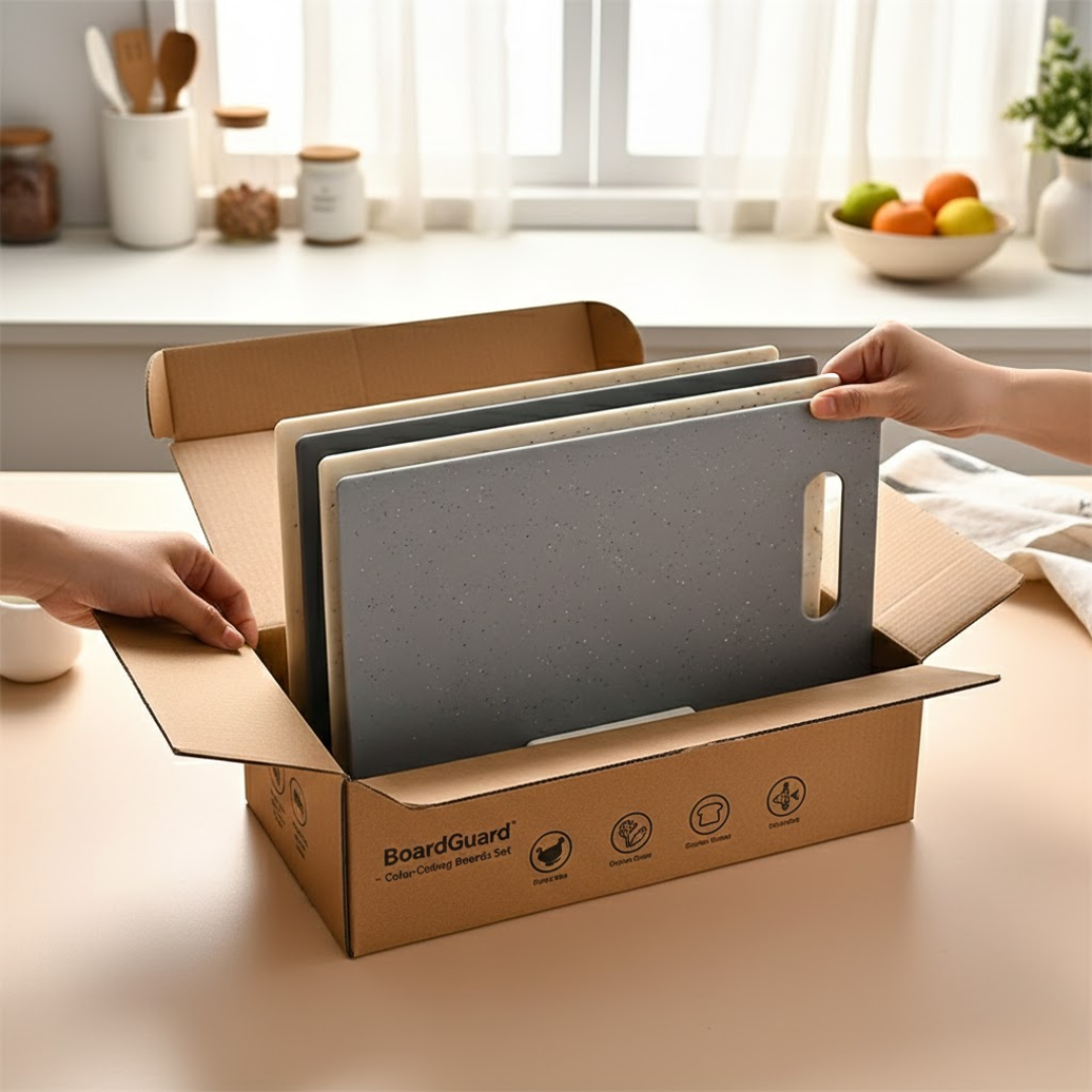 Hygienic Plastic Cutting Board Set for Safe Food Preparation