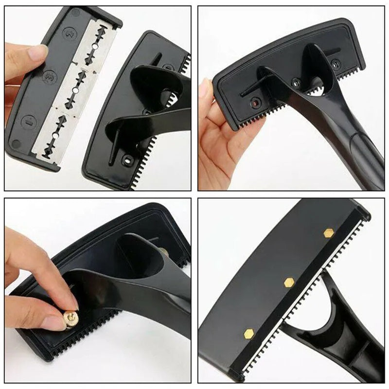 Men's Back Shaver with Extra Long Handle and Replaceable Blades