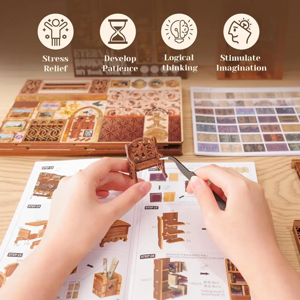 DIY Building Kit with Front Protective Dust Cover