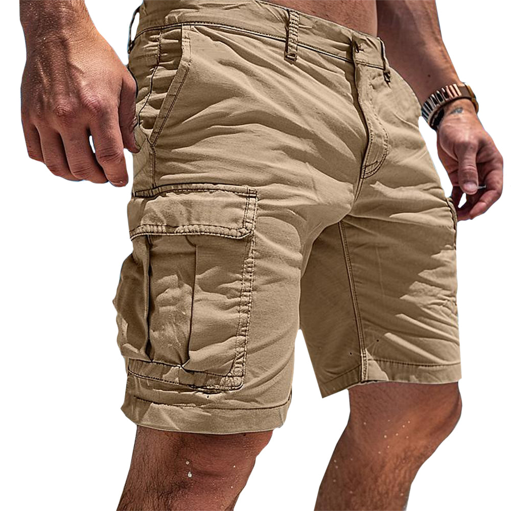 Relaxed Fit Cargo Shorts with Practical Pockets