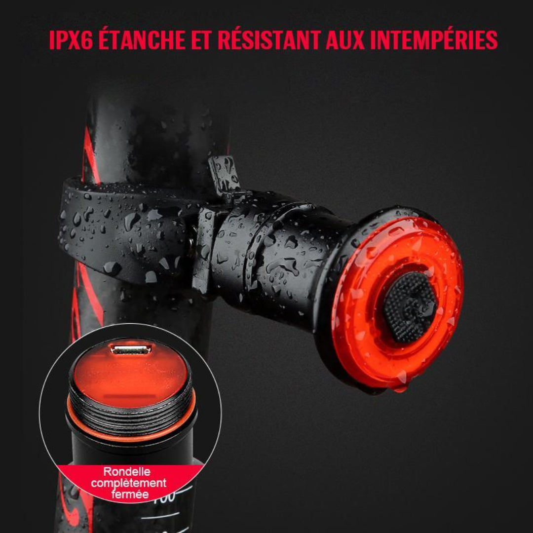 Ultra-Intelligent Bicycle Brake Light with Waterproof Design