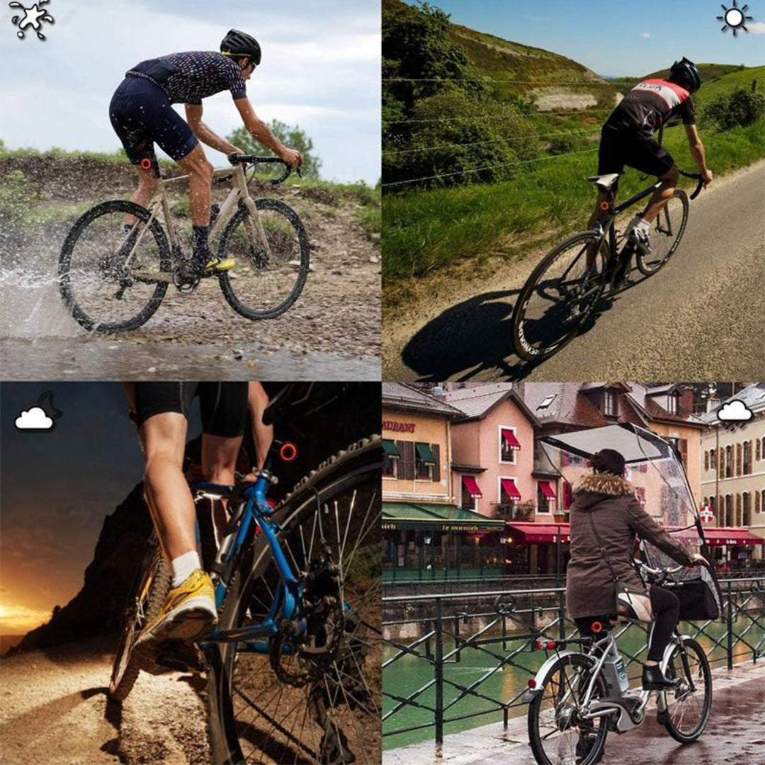 Ultra-Intelligent Bicycle Brake Light with Waterproof Design