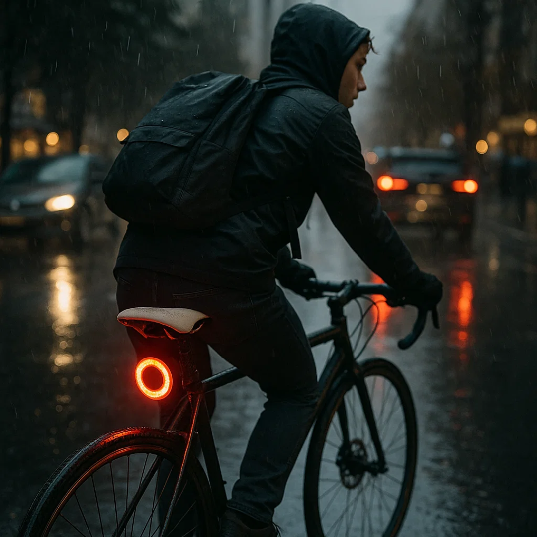 Ultra-Intelligent Bicycle Brake Light with Waterproof Design