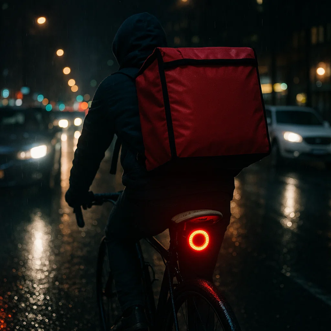 Ultra-Intelligent Bicycle Brake Light with Waterproof Design
