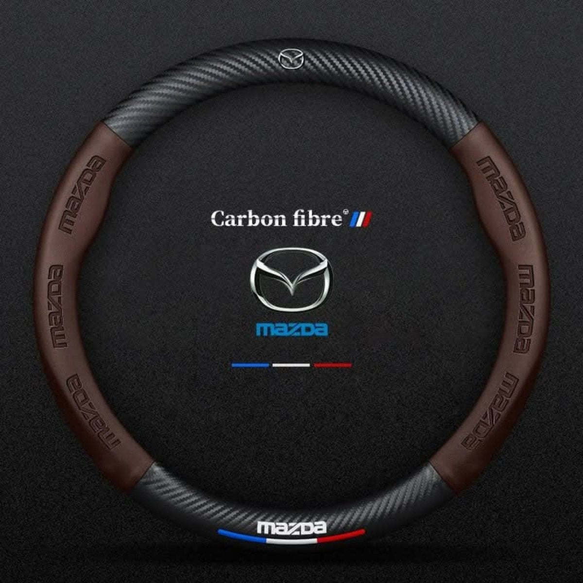 Breathable Anti-Slip Synthetic Leather Steering Wheel Cover