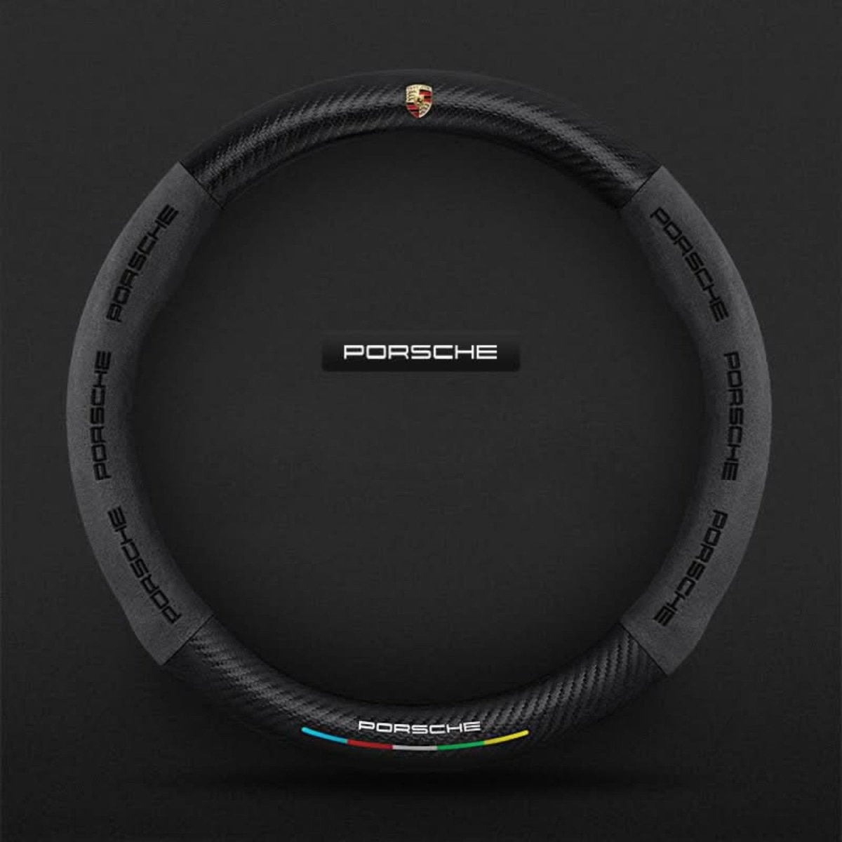 Breathable Anti-Slip Synthetic Leather Steering Wheel Cover