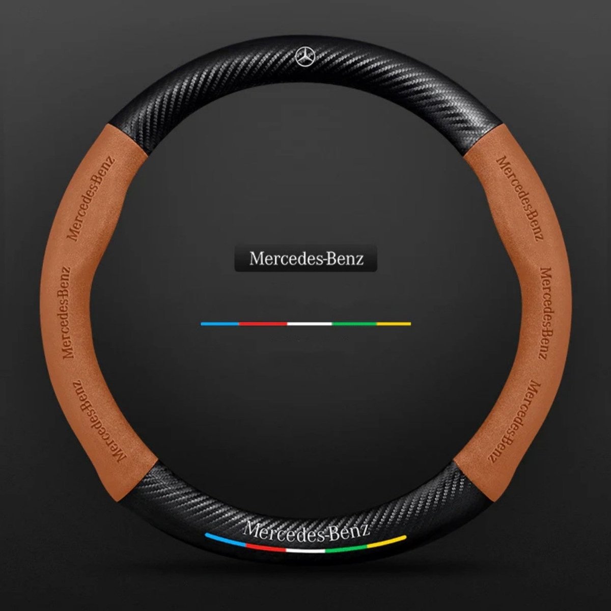 Breathable Anti-Slip Synthetic Leather Steering Wheel Cover