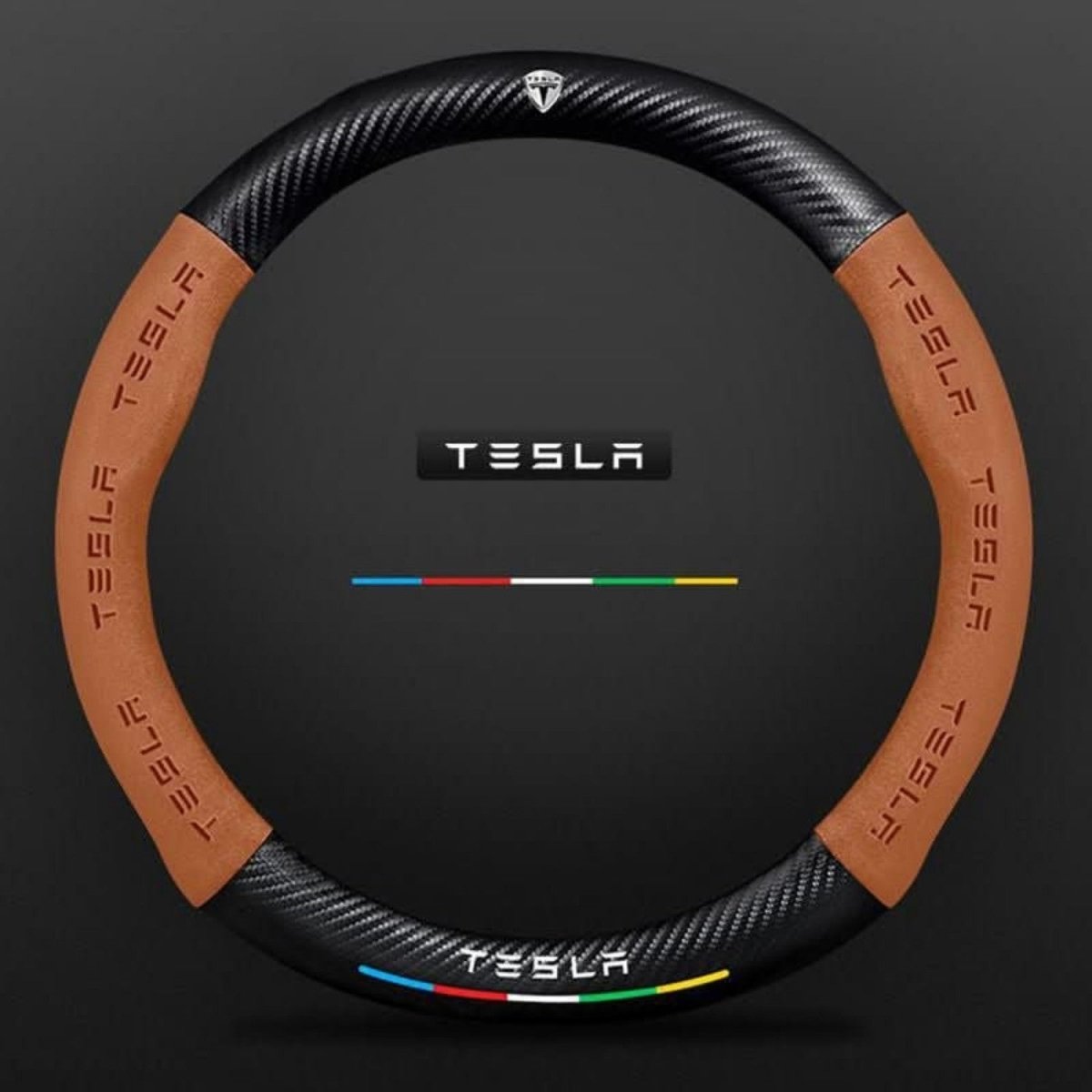 Breathable Anti-Slip Synthetic Leather Steering Wheel Cover