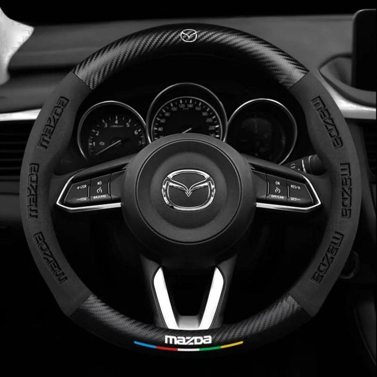 Breathable Anti-Slip Synthetic Leather Steering Wheel Cover