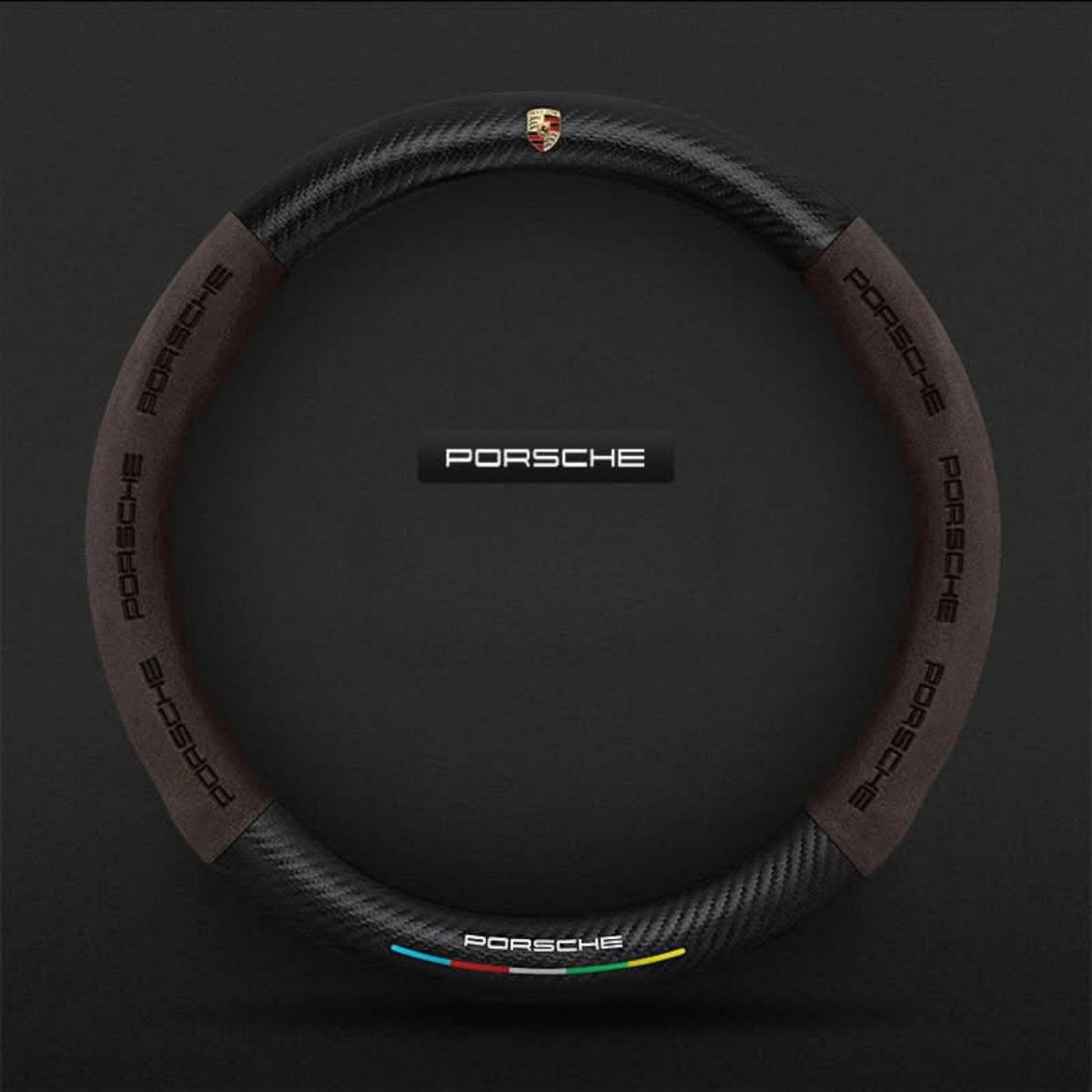 Breathable Anti-Slip Synthetic Leather Steering Wheel Cover