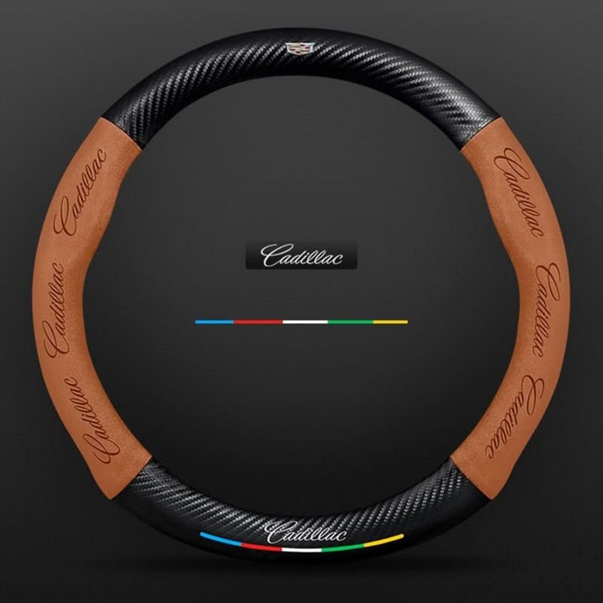 Breathable Anti-Slip Synthetic Leather Steering Wheel Cover