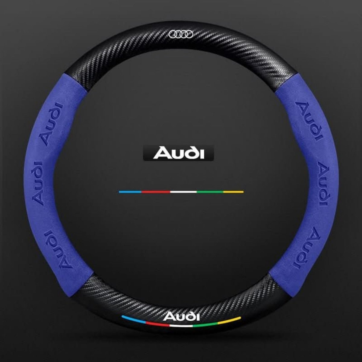Breathable Anti-Slip Synthetic Leather Steering Wheel Cover