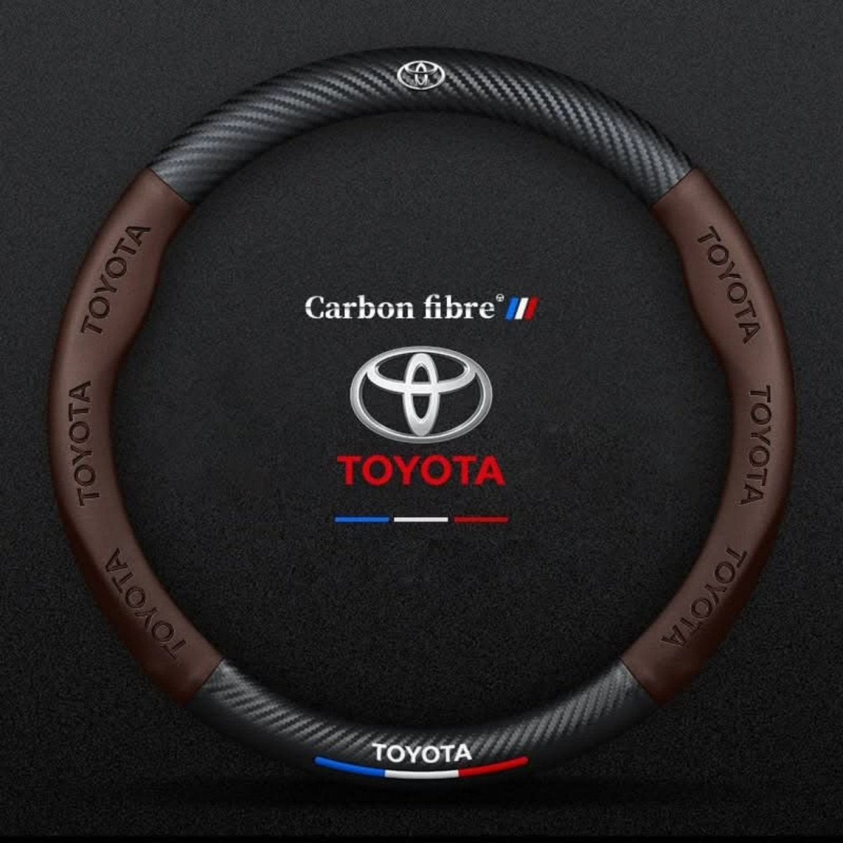 Breathable Anti-Slip Synthetic Leather Steering Wheel Cover