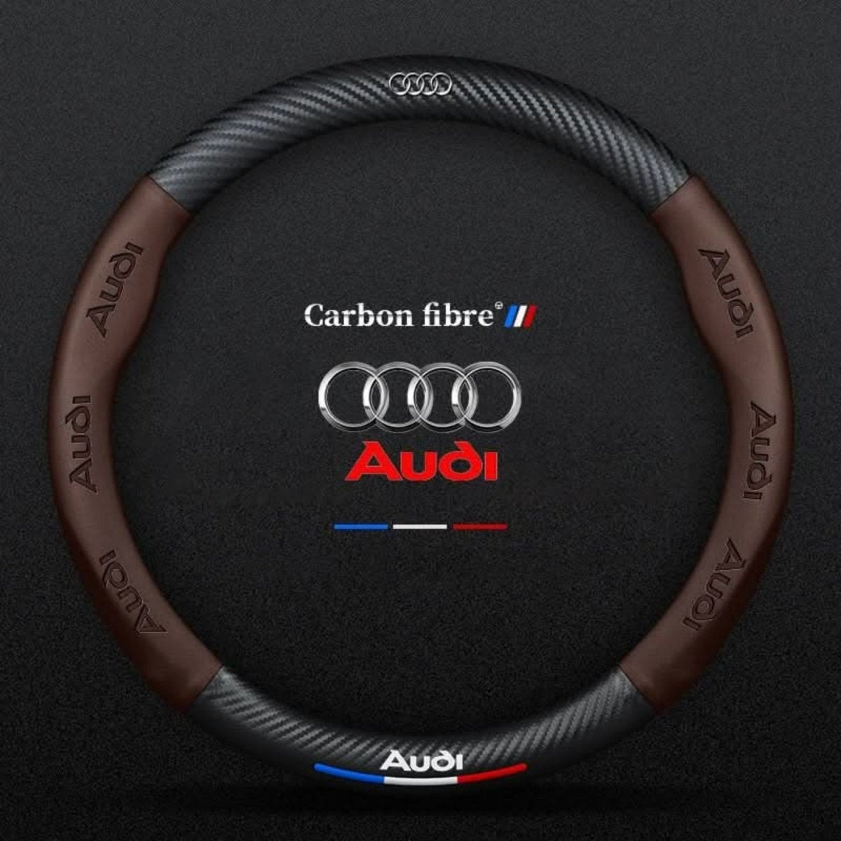Breathable Anti-Slip Synthetic Leather Steering Wheel Cover