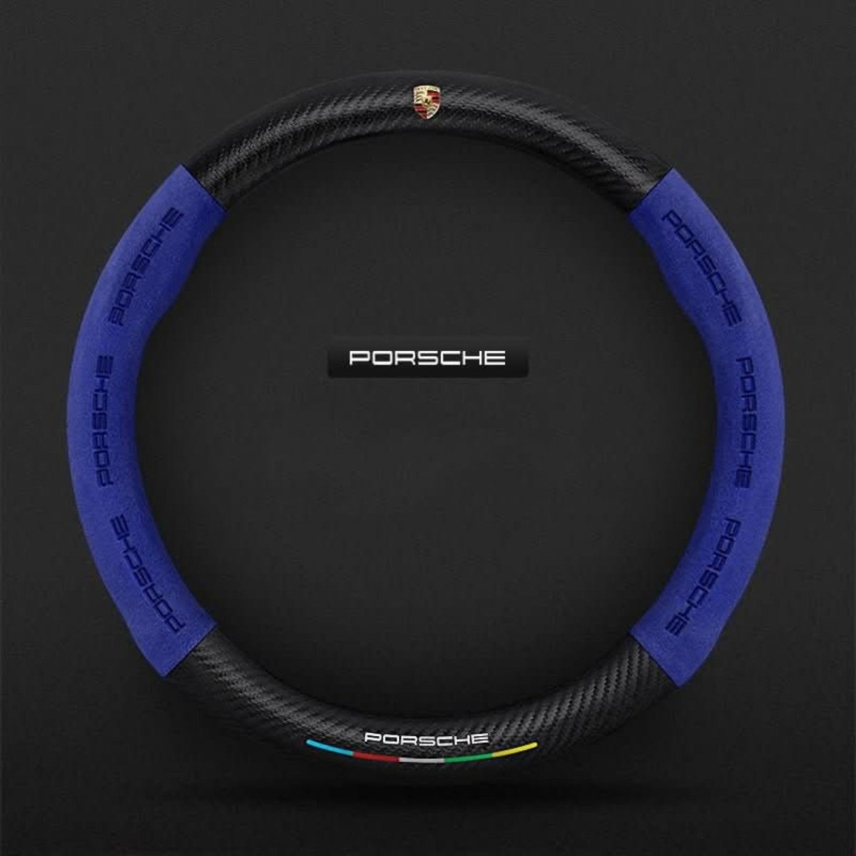 Breathable Anti-Slip Synthetic Leather Steering Wheel Cover