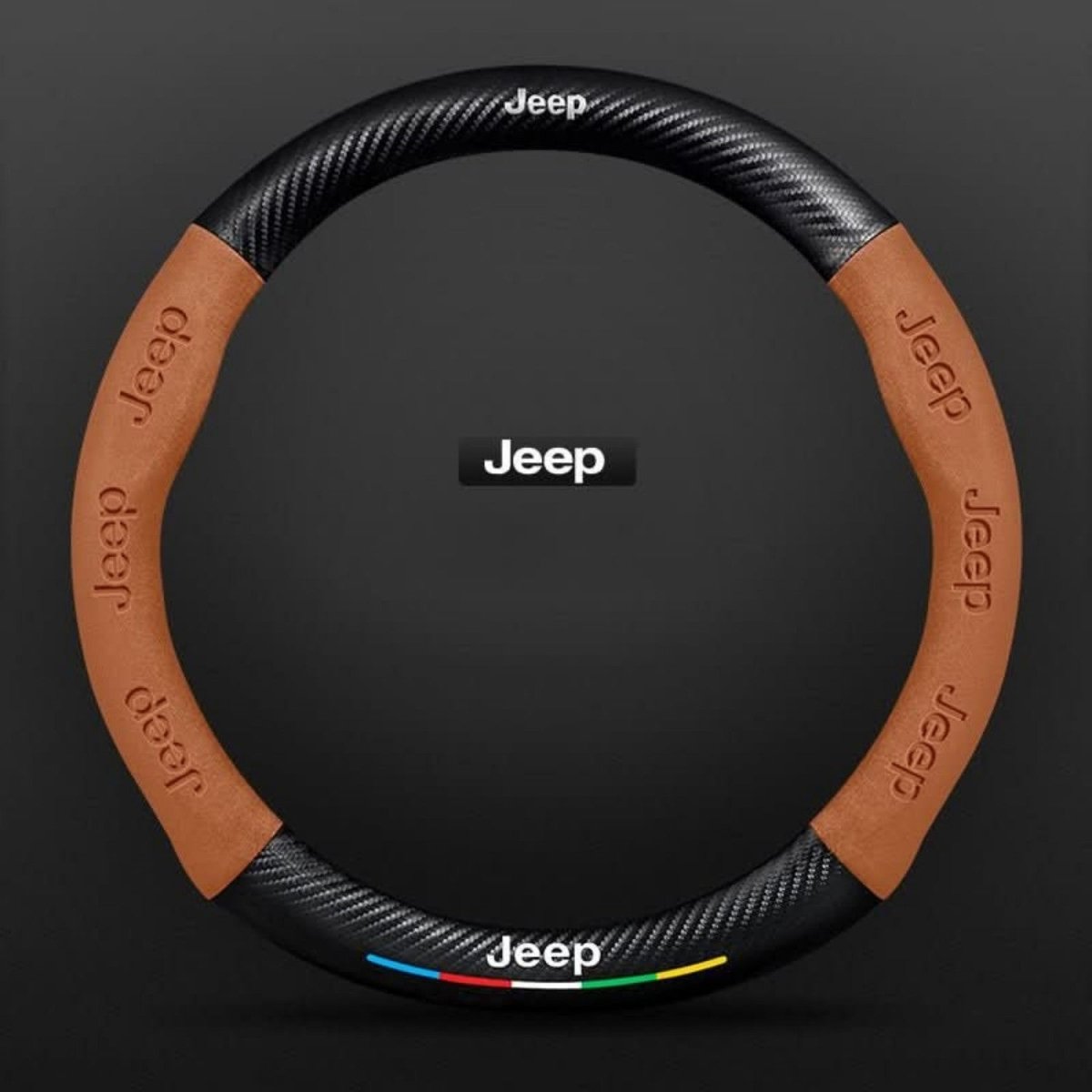 Breathable Anti-Slip Synthetic Leather Steering Wheel Cover