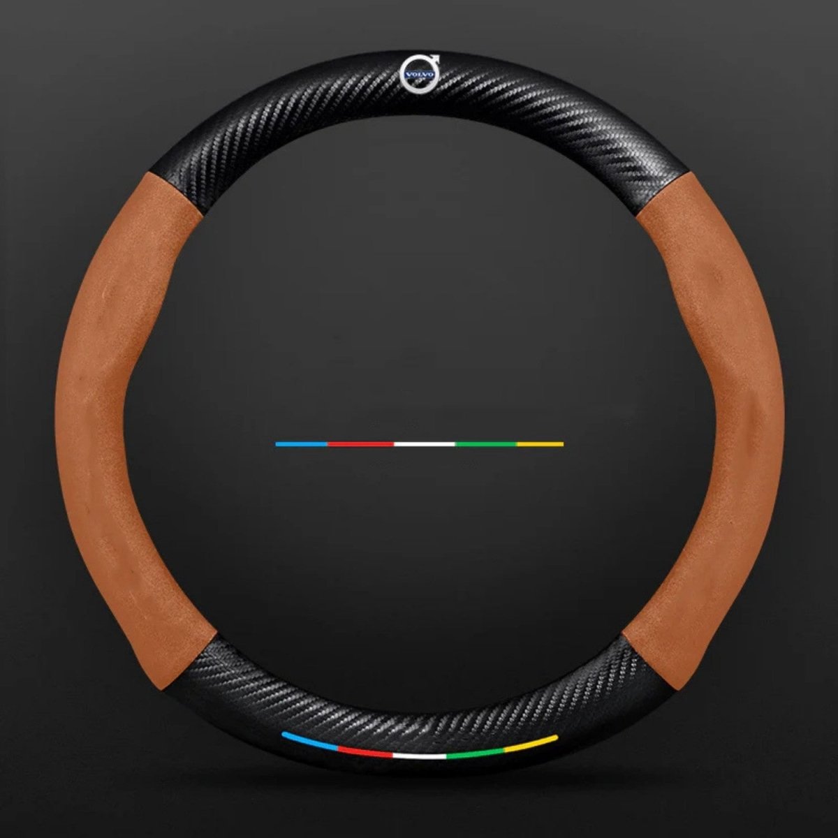 Breathable Anti-Slip Synthetic Leather Steering Wheel Cover