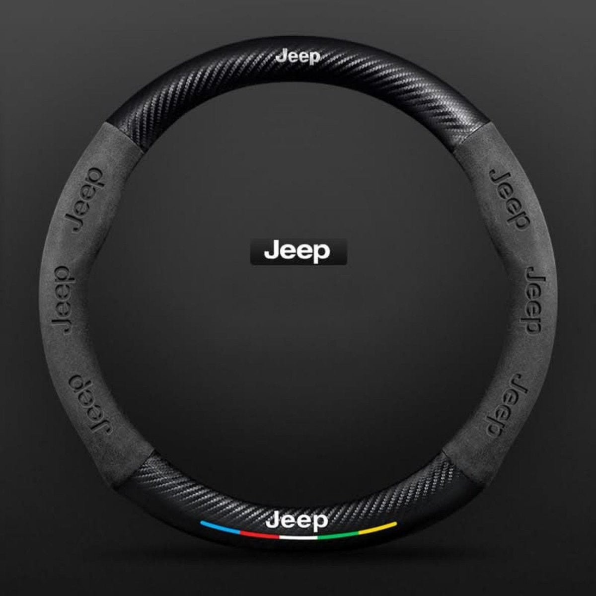 Breathable Anti-Slip Synthetic Leather Steering Wheel Cover