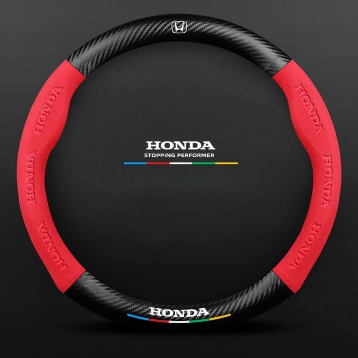 Breathable Anti-Slip Synthetic Leather Steering Wheel Cover