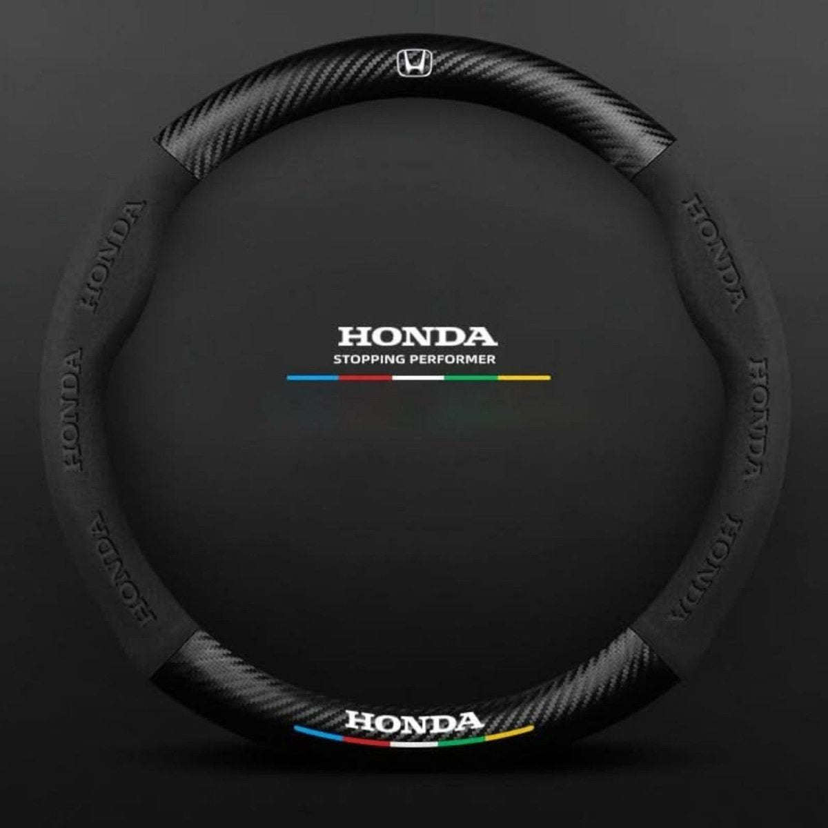 Breathable Anti-Slip Synthetic Leather Steering Wheel Cover