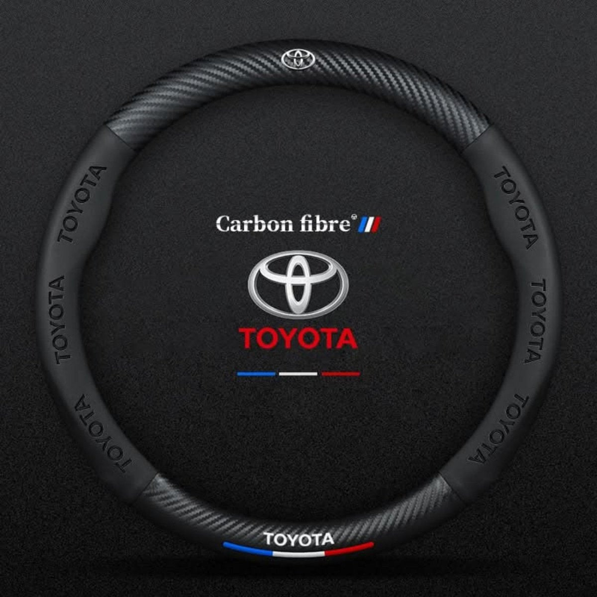 Breathable Anti-Slip Synthetic Leather Steering Wheel Cover