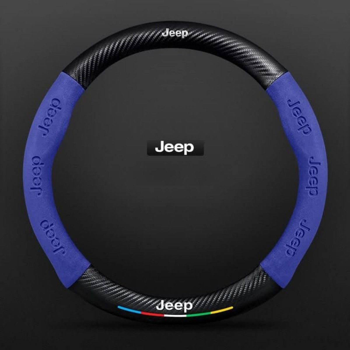 Breathable Anti-Slip Synthetic Leather Steering Wheel Cover