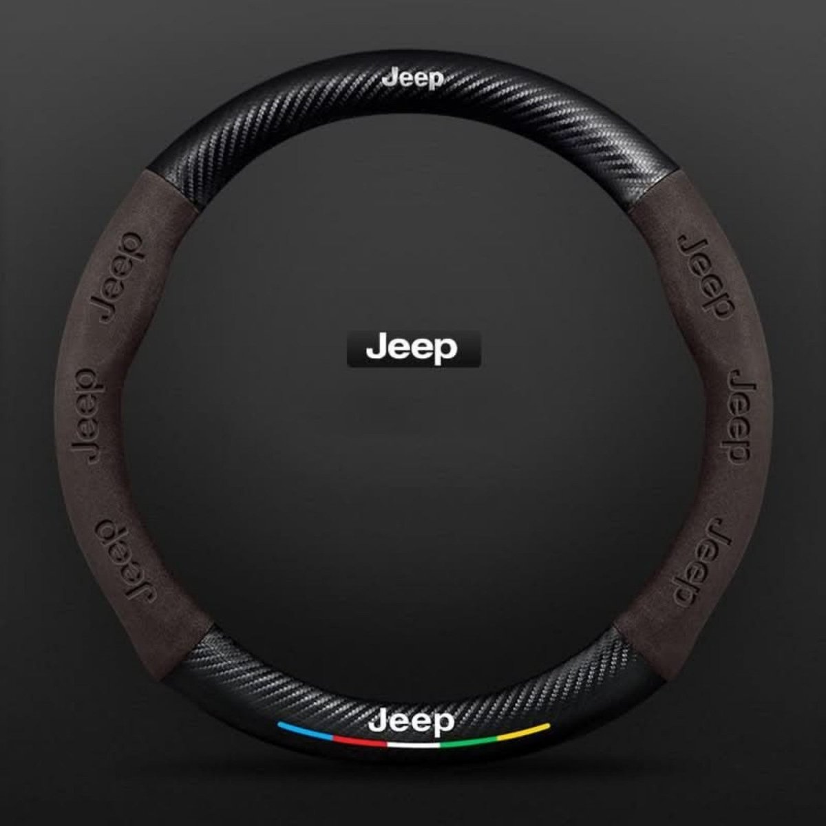 Breathable Anti-Slip Synthetic Leather Steering Wheel Cover