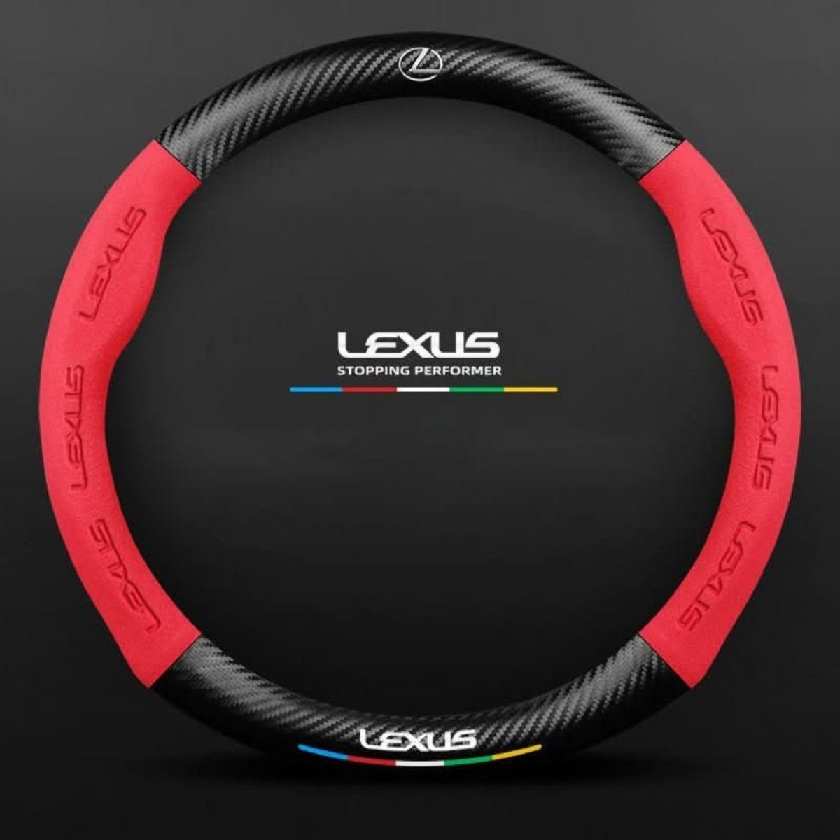 Breathable Anti-Slip Synthetic Leather Steering Wheel Cover