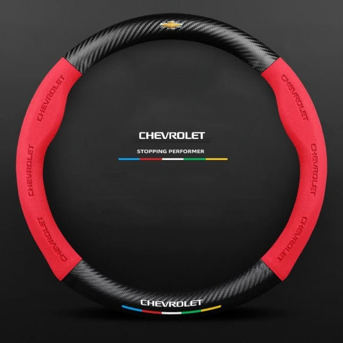 Breathable Anti-Slip Synthetic Leather Steering Wheel Cover