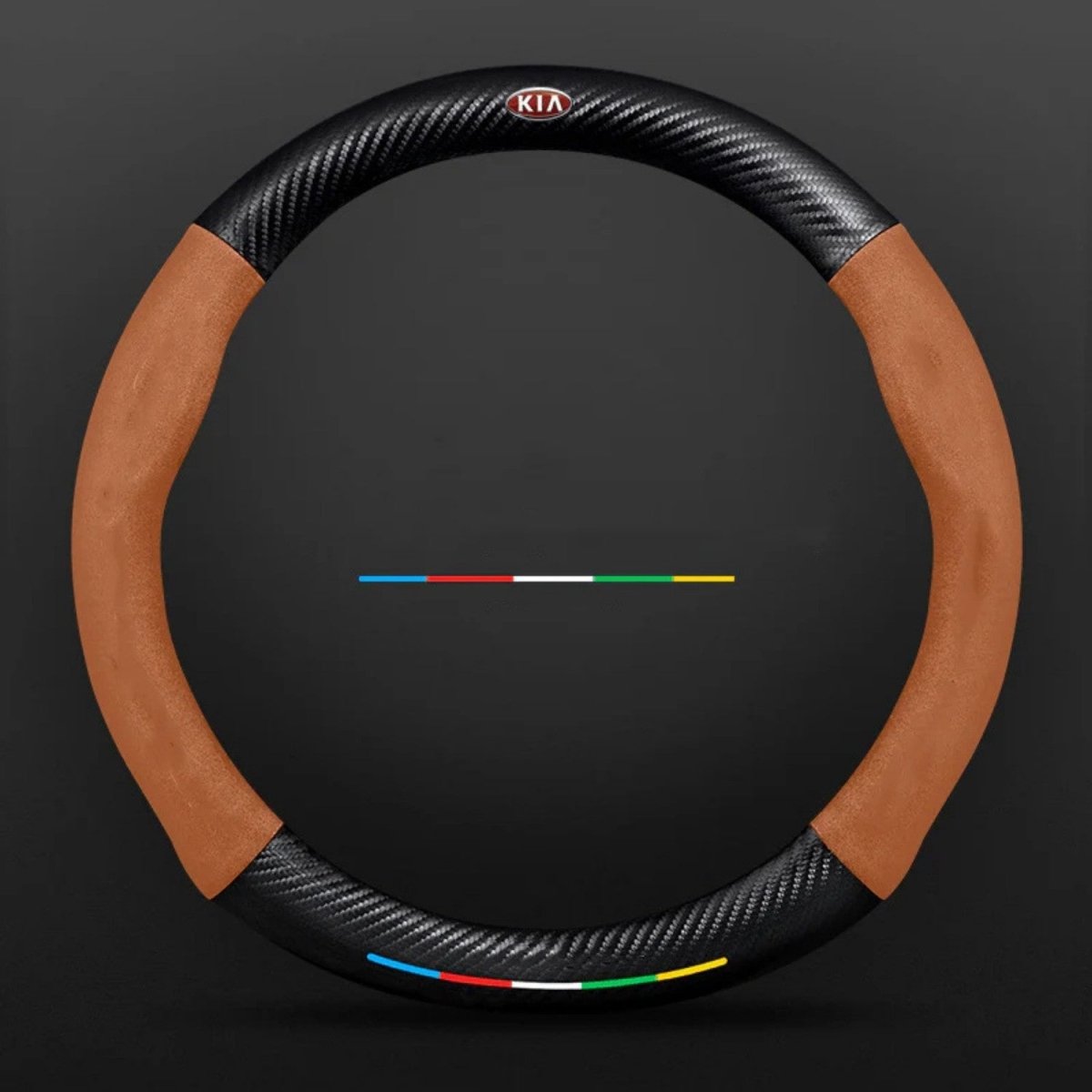 Breathable Anti-Slip Synthetic Leather Steering Wheel Cover