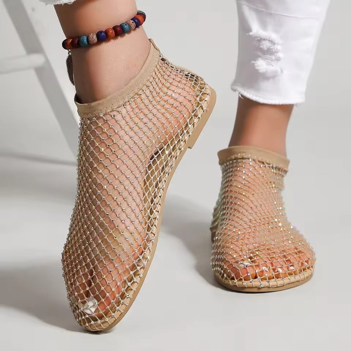 Breathable Mesh Comfort Flats for All-Day Wear