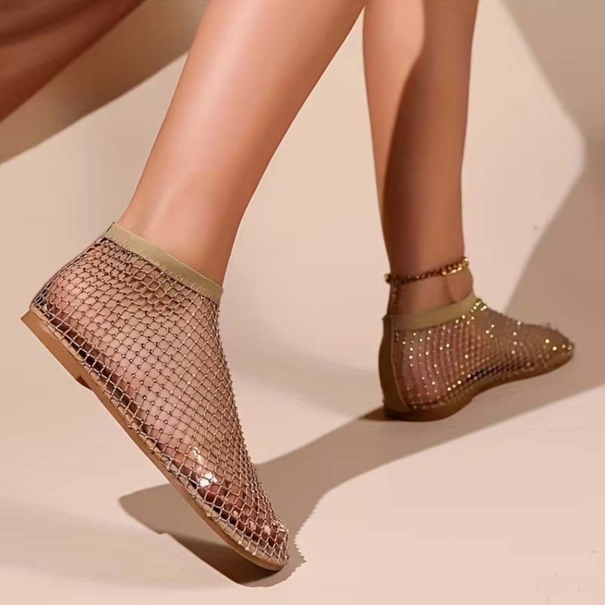 Breathable Mesh Comfort Flats for All-Day Wear
