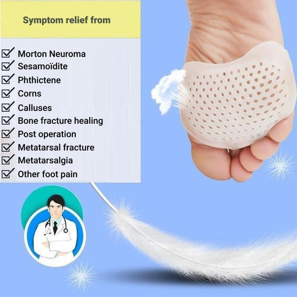 Breathable Gel Metatarsal Pads for Pain Relief