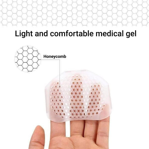 Breathable Gel Metatarsal Pads for Pain Relief