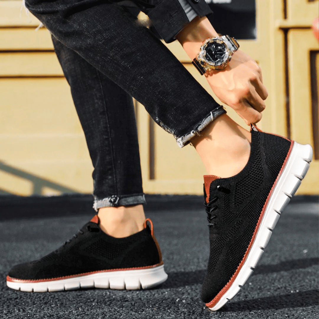 Breathable Minimalist Men's Sneakers for All-Day Comfort