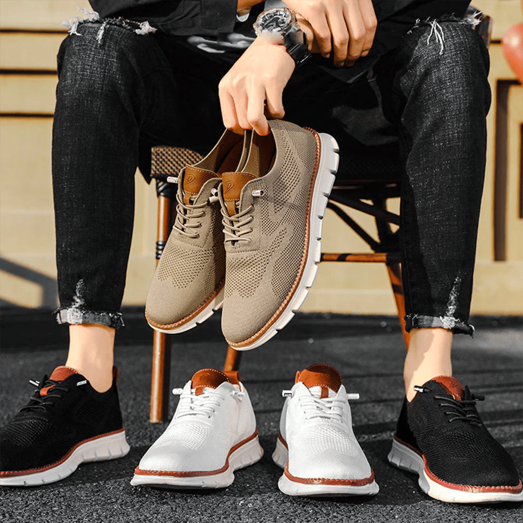 Breathable Minimalist Men's Sneakers for All-Day Comfort