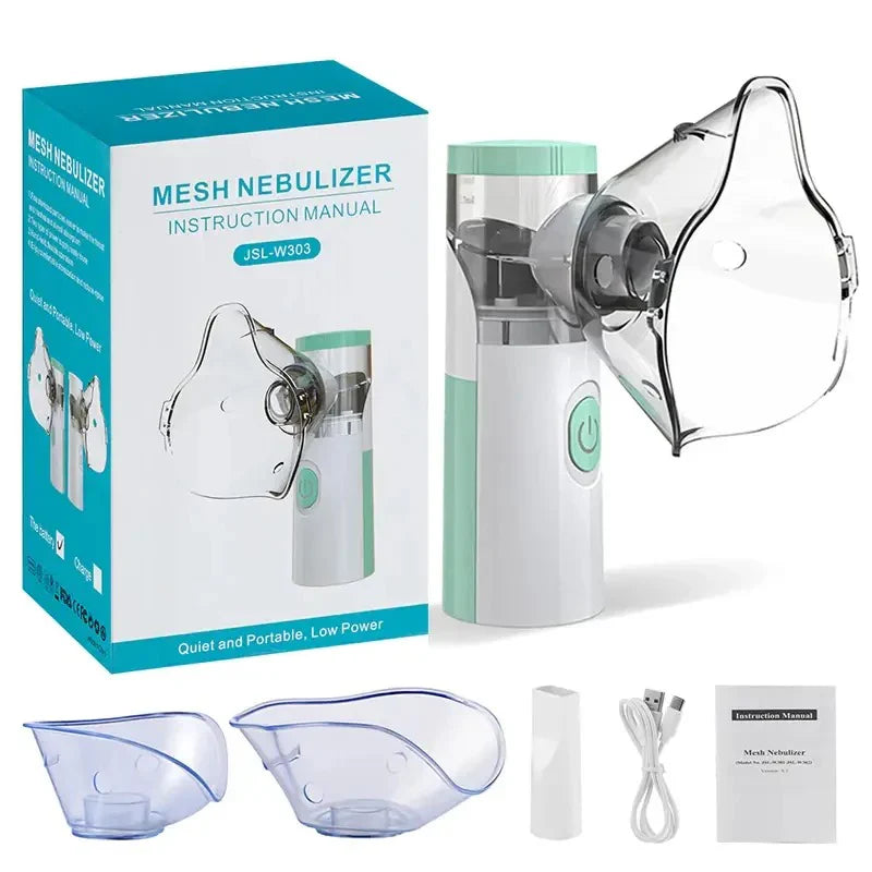Portable Rechargeable Nebulizer for Easy Inhalation