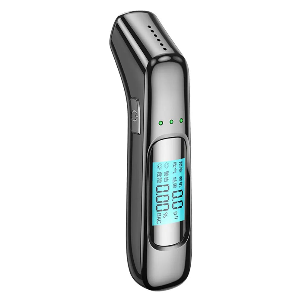 Contactless USB Rechargeable Alcohol Tester with Digital Display