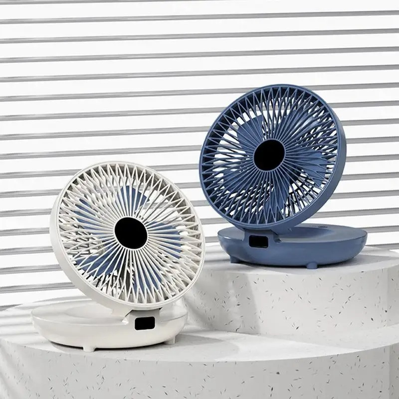 Compact 120° Oscillating Table and Wall Fan