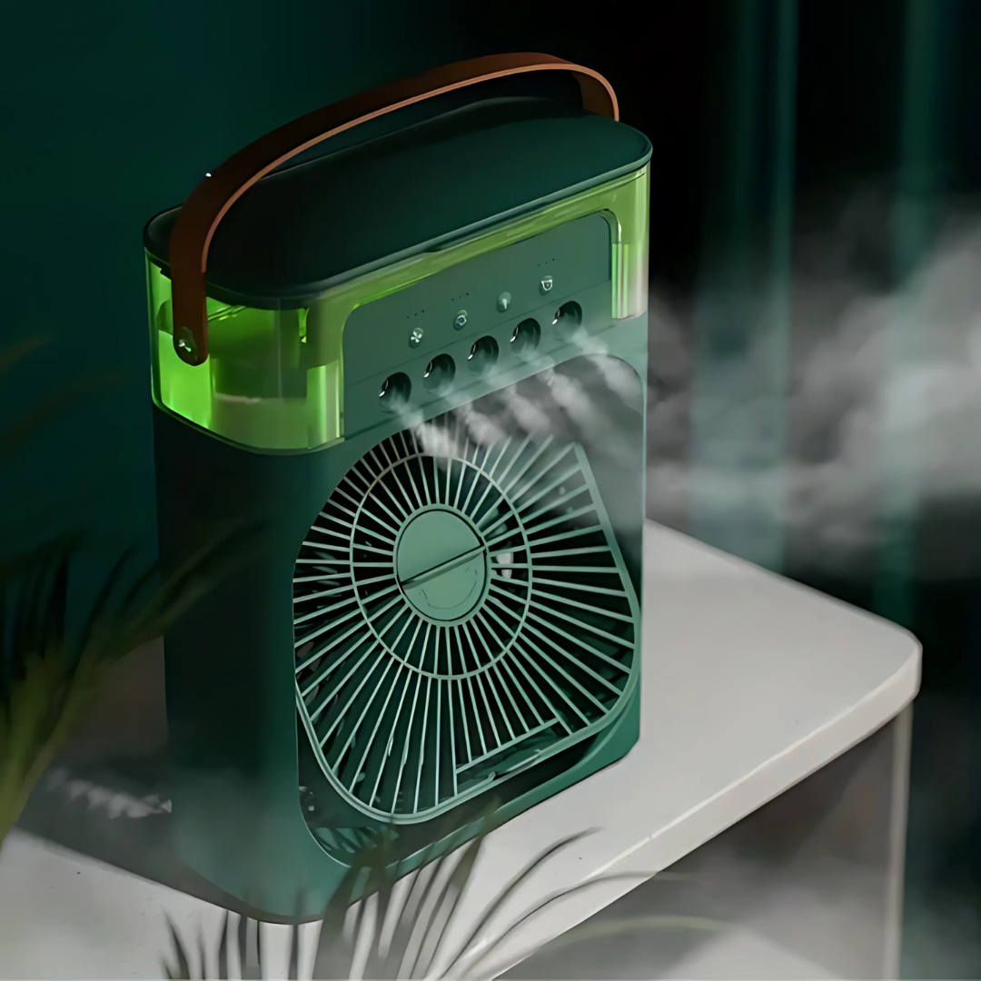 Portable Mini Air Cooler and Humidifier with Quiet Operation
