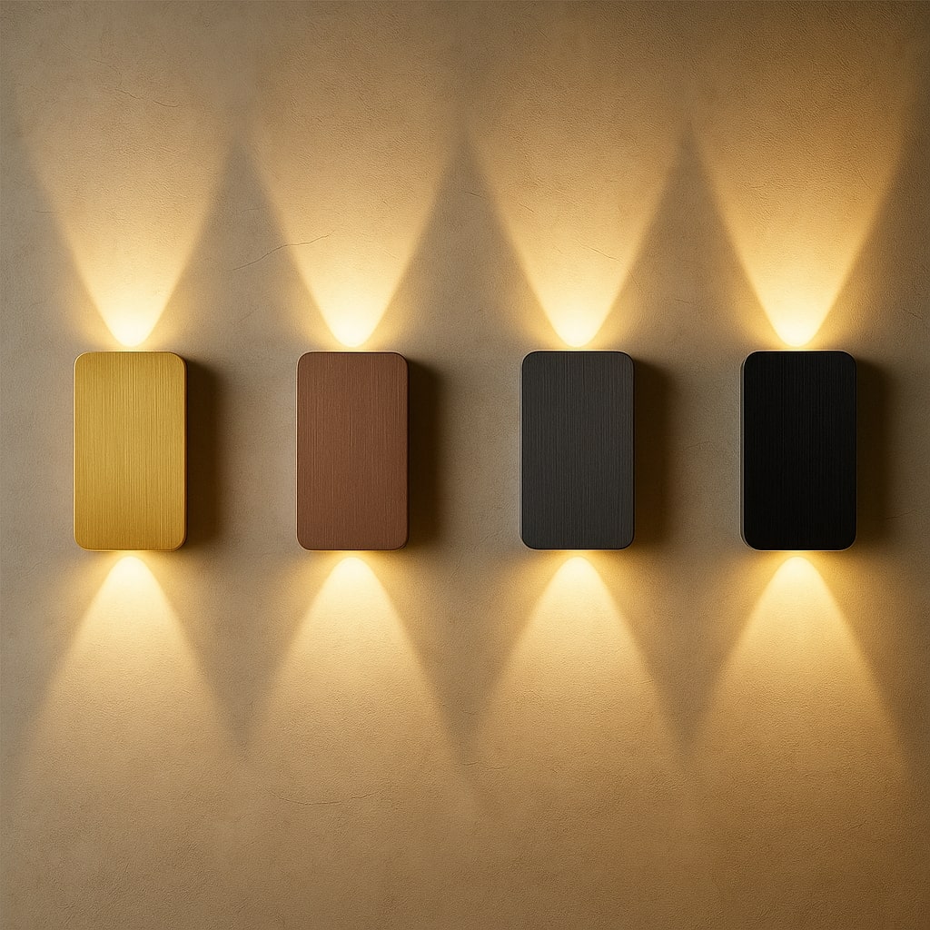 Elegant LED Wall Lamp with Double Light and Minimalist Design